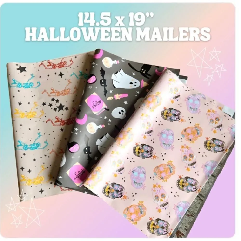 Poly Mailers 6x9 10x13 14.5x19 35 pieces 35 stickers